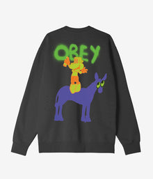  Obey Donkey Heavyweight Crewneck