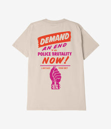  Obey end Police Brutality Organic T-Shirt