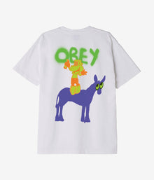  Obey Donkey Heavyweight T-Shirt