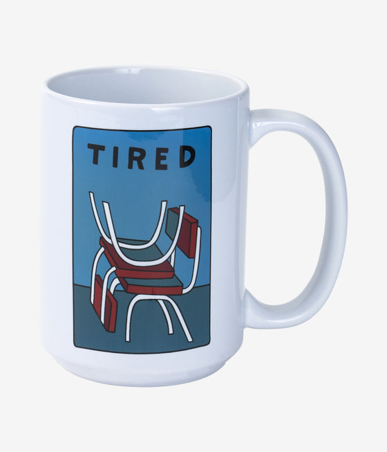 Tired Wobbly Seats Mug