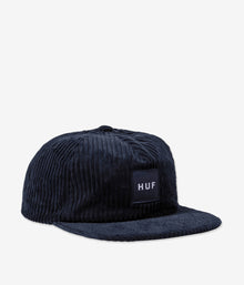  Huf Box Logo Cord 5 Panel Hat