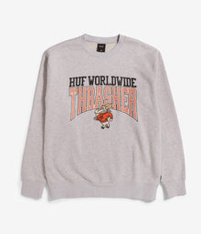  Huf x Thrasher Candlestick Crewneck