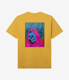  Tired Creepy Skull T-Shirt