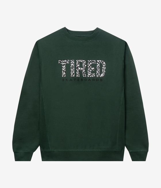 Tired Elephant Pattern Crew