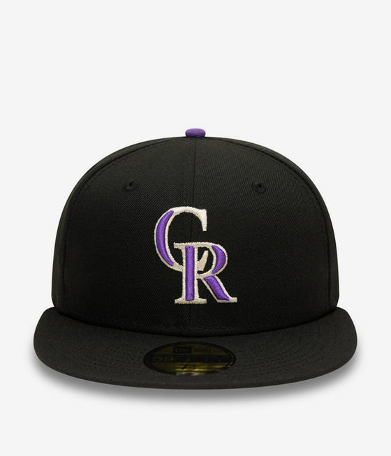 New Era Colorado Rockies Authentic On Field Game Black 59FIFTY Cap