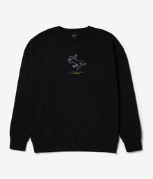  Huf x Crailtap Outline Crewneck