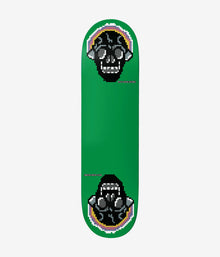  917 Green Skull Slick Deck