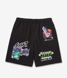  Huf x Marvel Smash Up Fleece Short