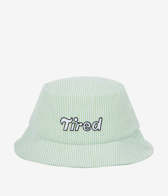 Tired Tidle Seersucker Bucket Hat