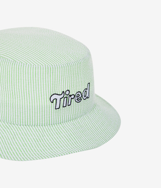 Tired Tidle Seersucker Bucket Hat
