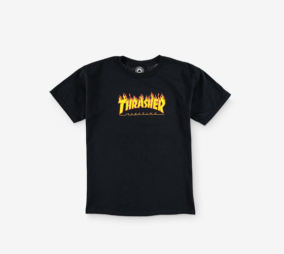 Thrasher Youth Flame T-shirt - Ben-G skateshop